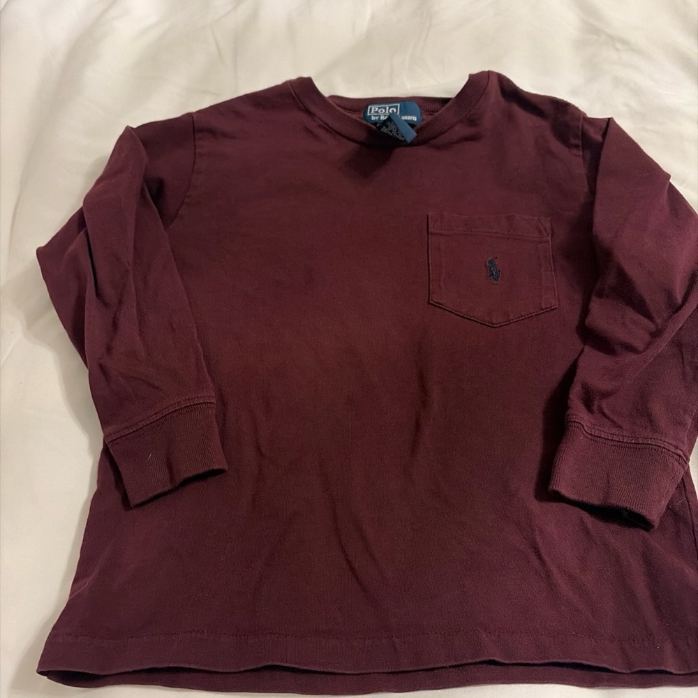Ralph Lauren‎ Maroon Polo Shirt with Pocket